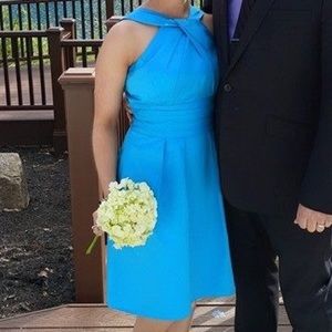 David’s Bridal 83690, Malibu Blue